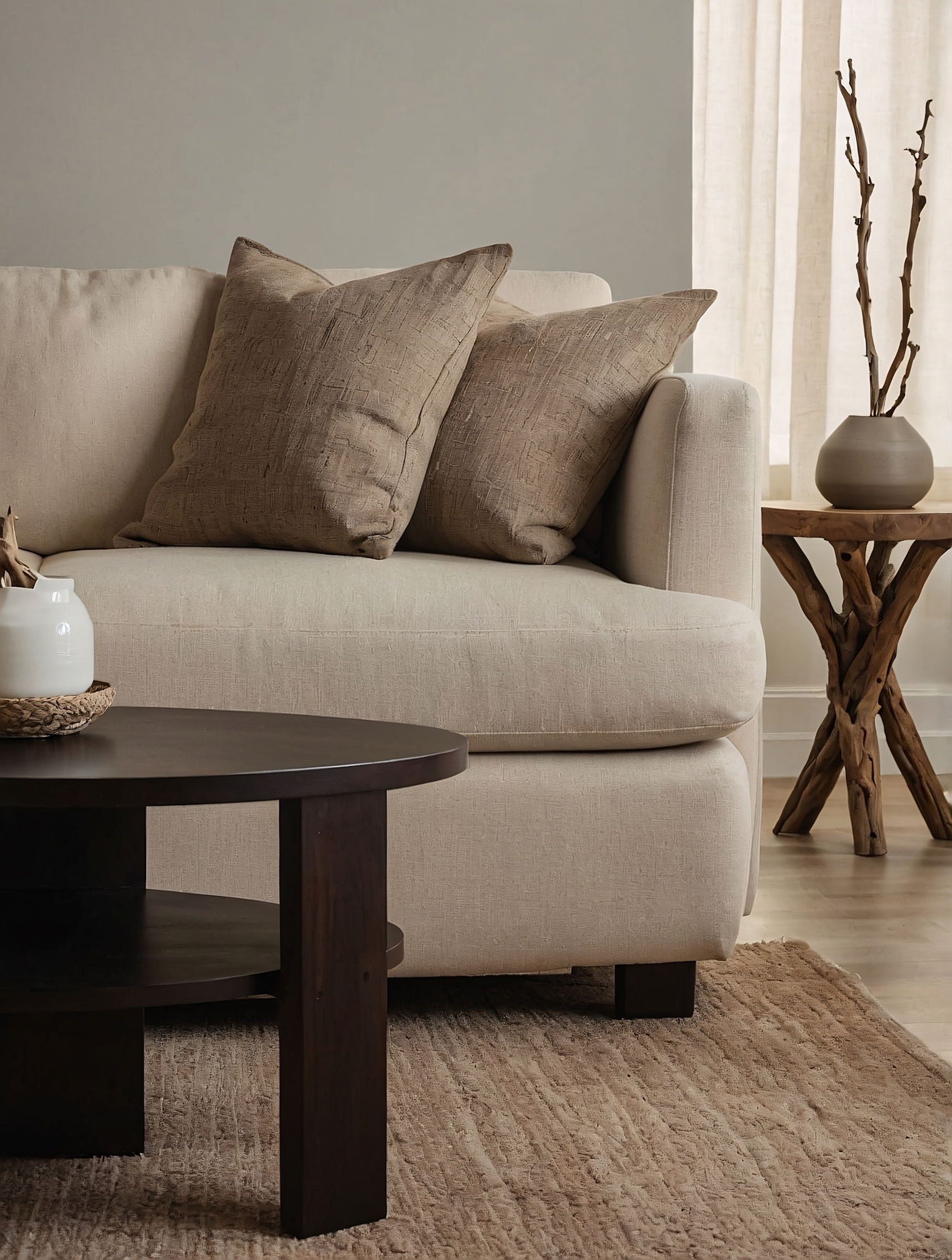 Minimalist living room — The White Veld