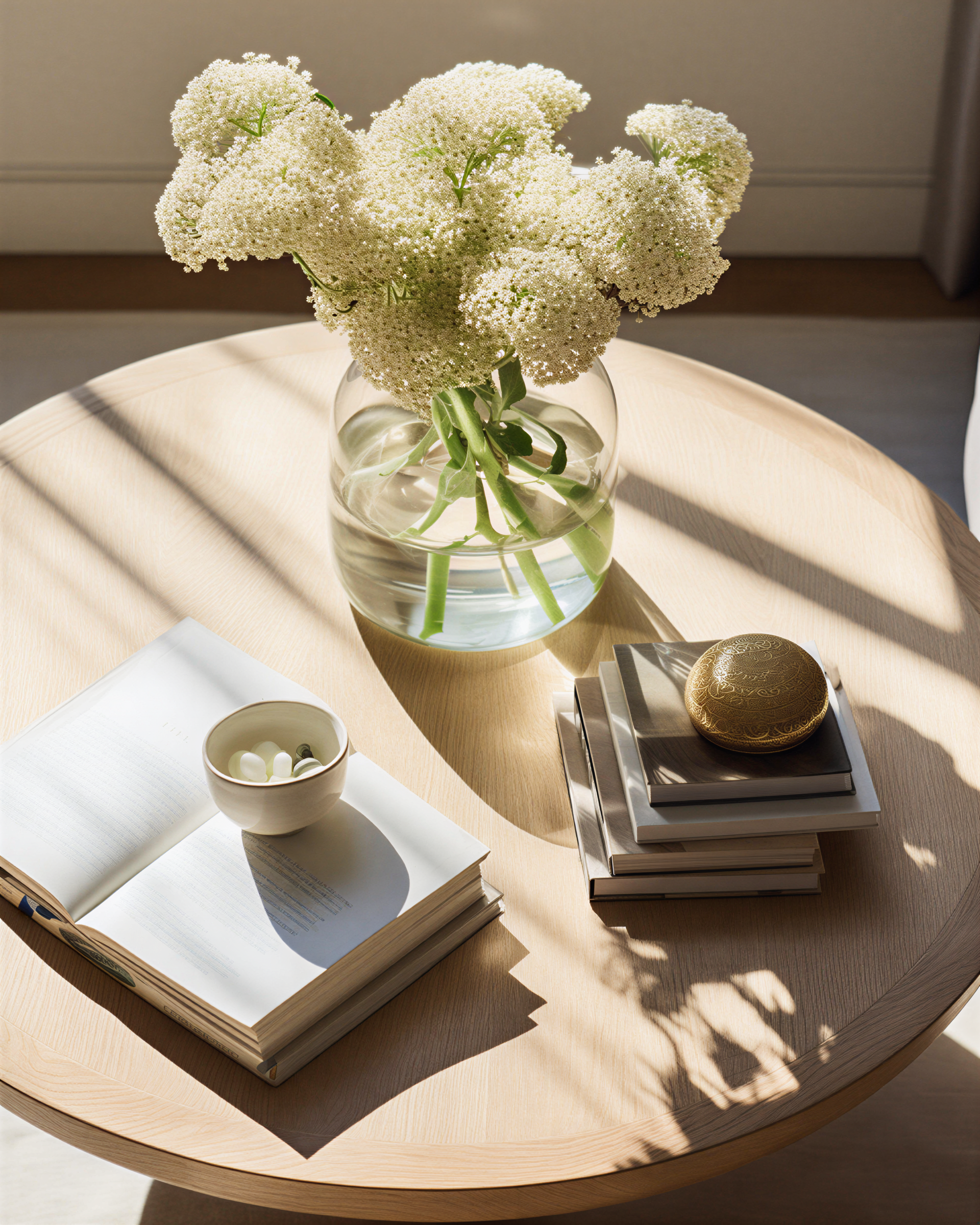 Tabletop styling with white blooms — The White Veld